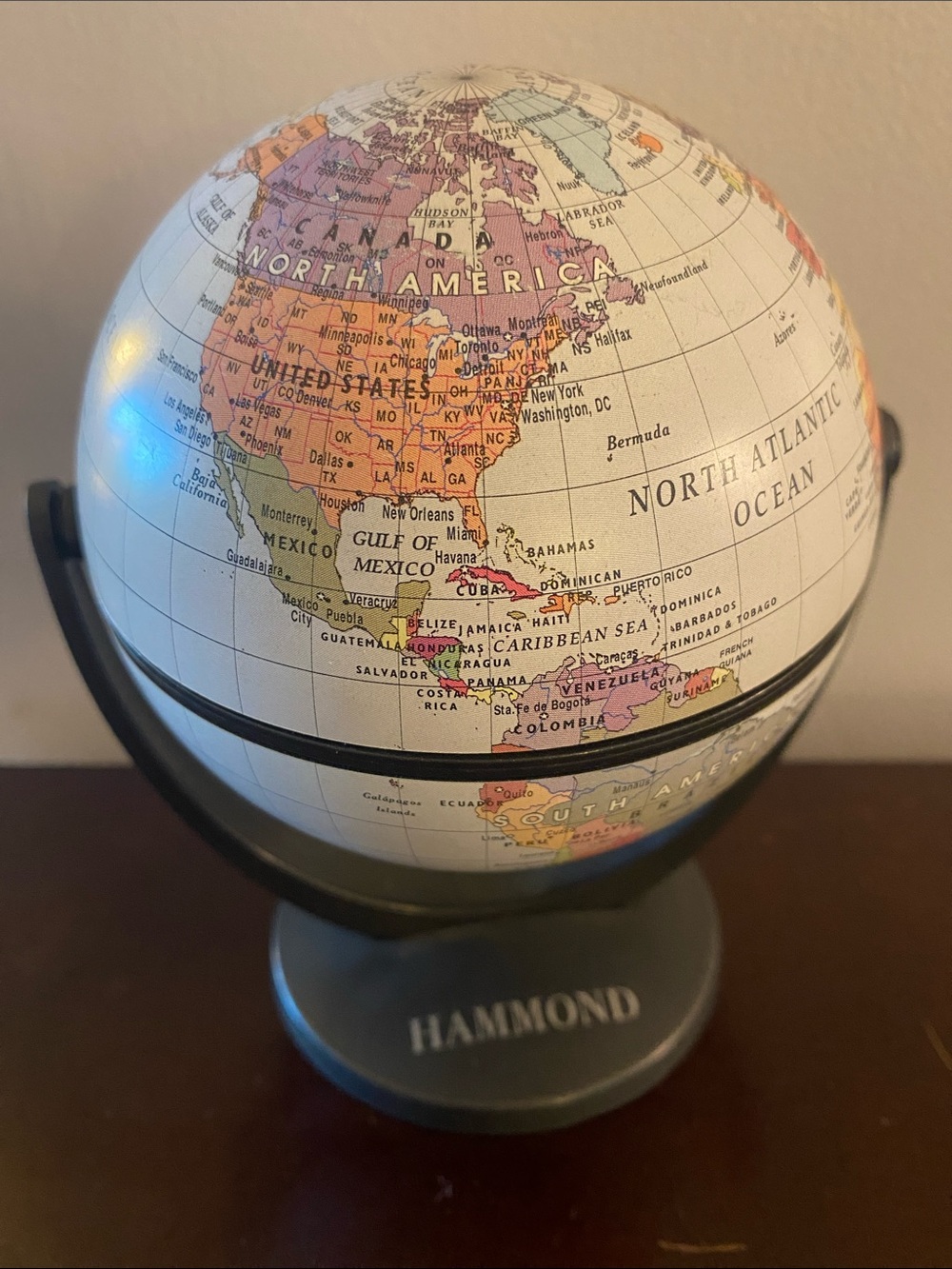 Hammond 5” tilting desk globe 🌎 printed in Germany 🇩🇪
